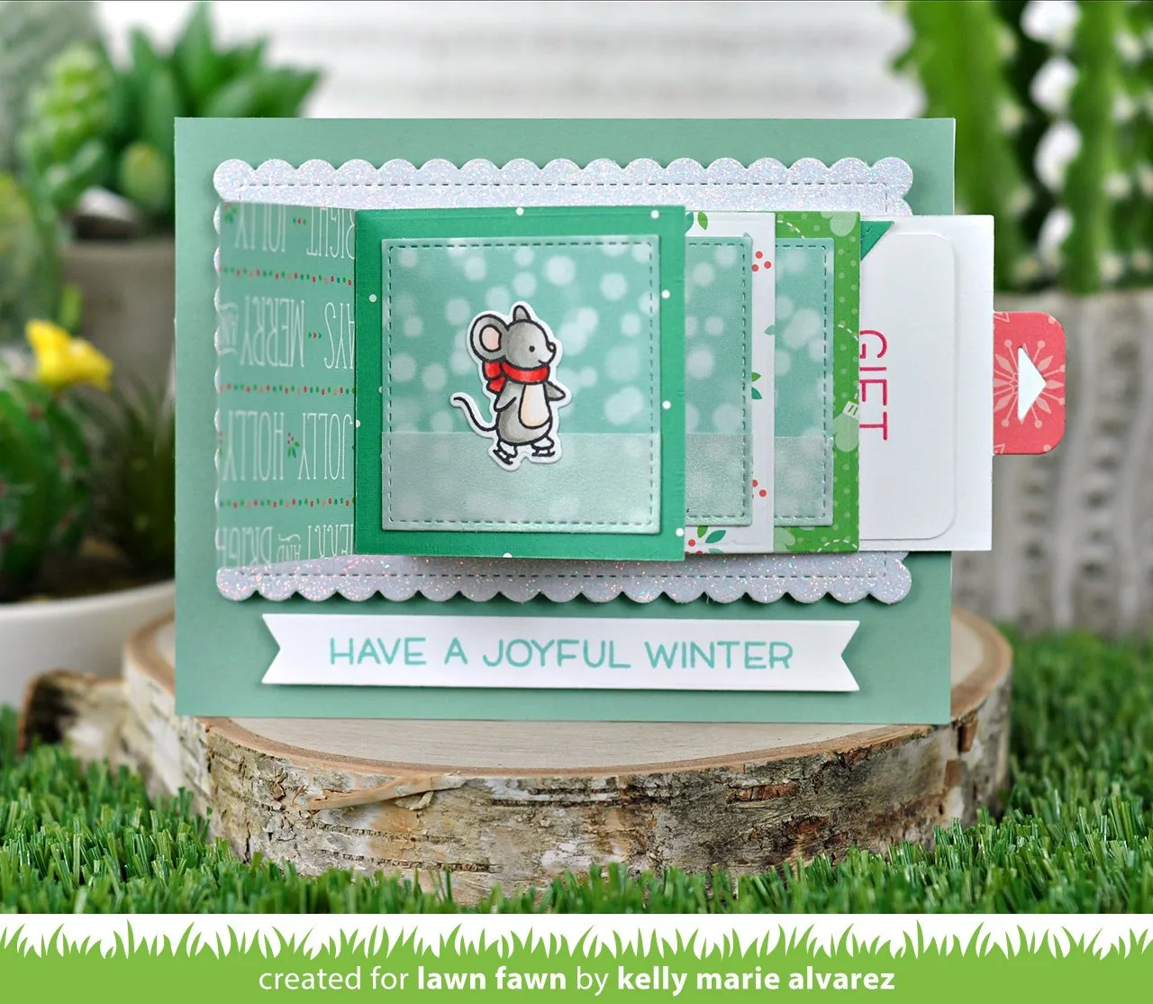 Lawn Fawn Mice on Ice Stempel LF2031 Mäuse