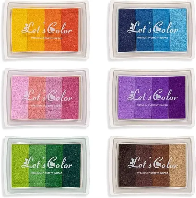 Ieebee Color Gradient Stempelkissen Blau Verlauf 4 Farben