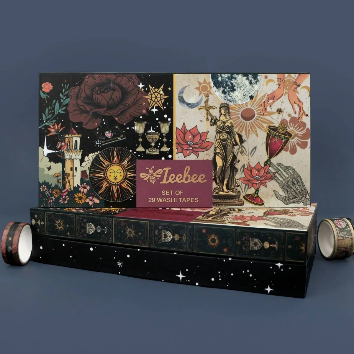 Ieebee Tarot Washi Tape Set 29 Rollen Vintage Astrologie