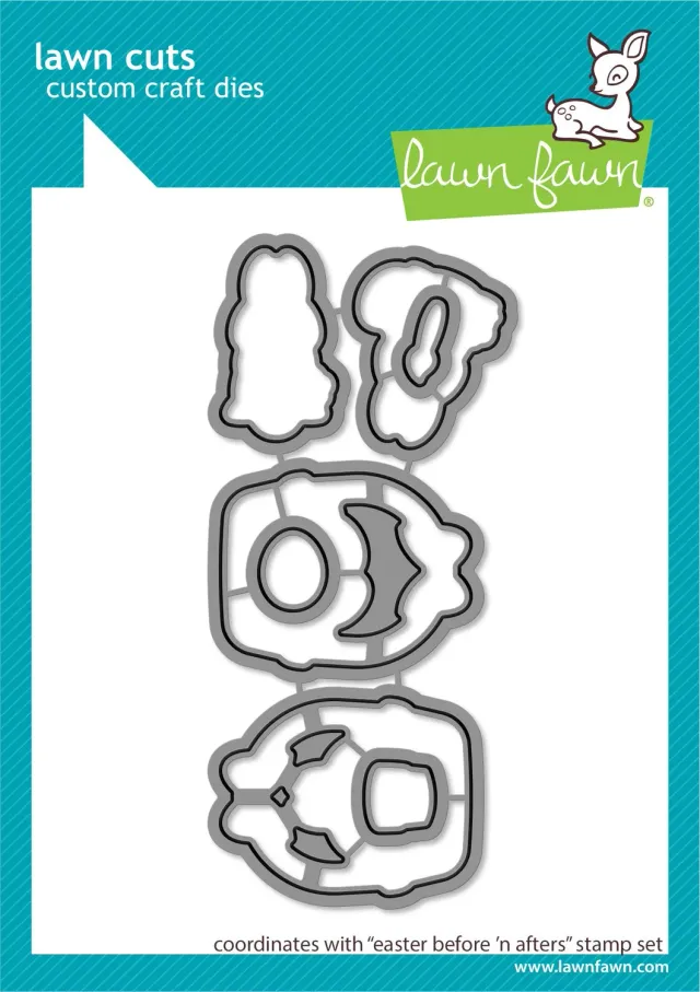Lawn Fawn Lawn Cuts Easter Before'n Afters Stanzen Ostern
