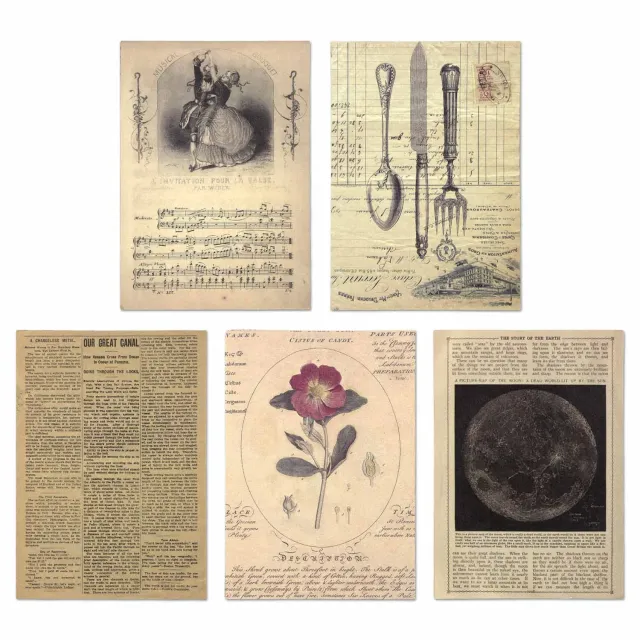 Ieebee Retro Poster Materialpapier Set 30 Teile Daily List