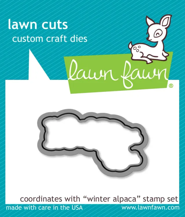 Lawn Fawn Winter Alpaca LF982 Stanzschablonen Winter