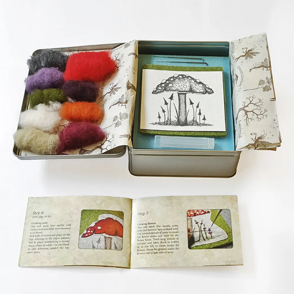 Lavinia-Stamps Toadstool Nadelfilzset Fliegenpilz Bastelset