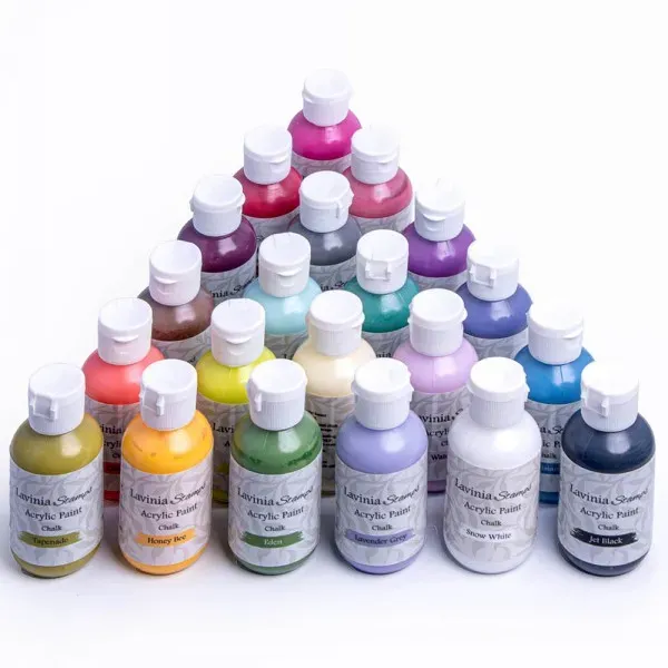 Lavinia Stamps Chalk Acrylfarben 21er Set Kreidefarbe matt
