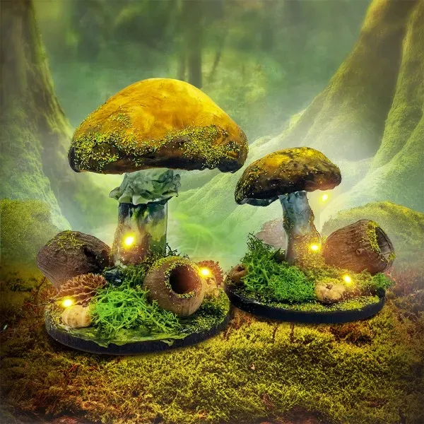 Lavinia Stamps Enchanted Mushroom Kit Bastelset Gelb Light