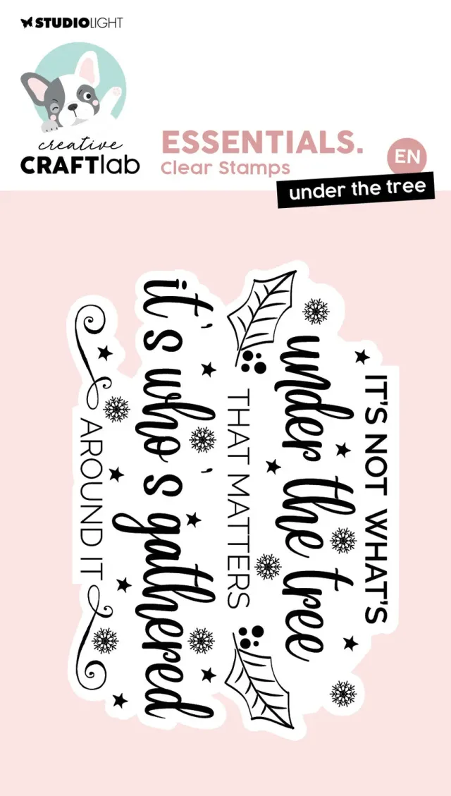Creative Craftlab Essentials Under the Tree Clear Stempel Weihn.