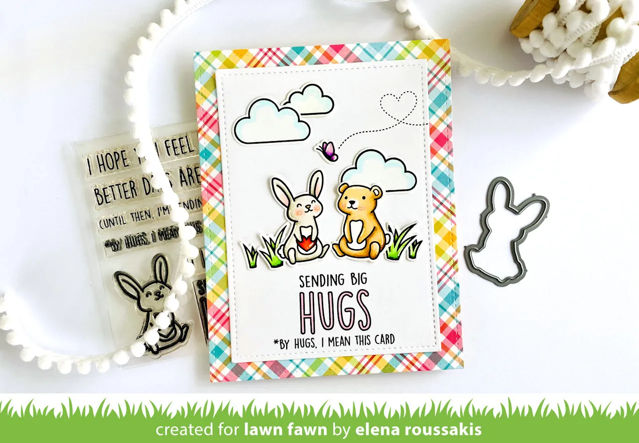 Lawn Fawn Better Days Stempelset Hase Genesung