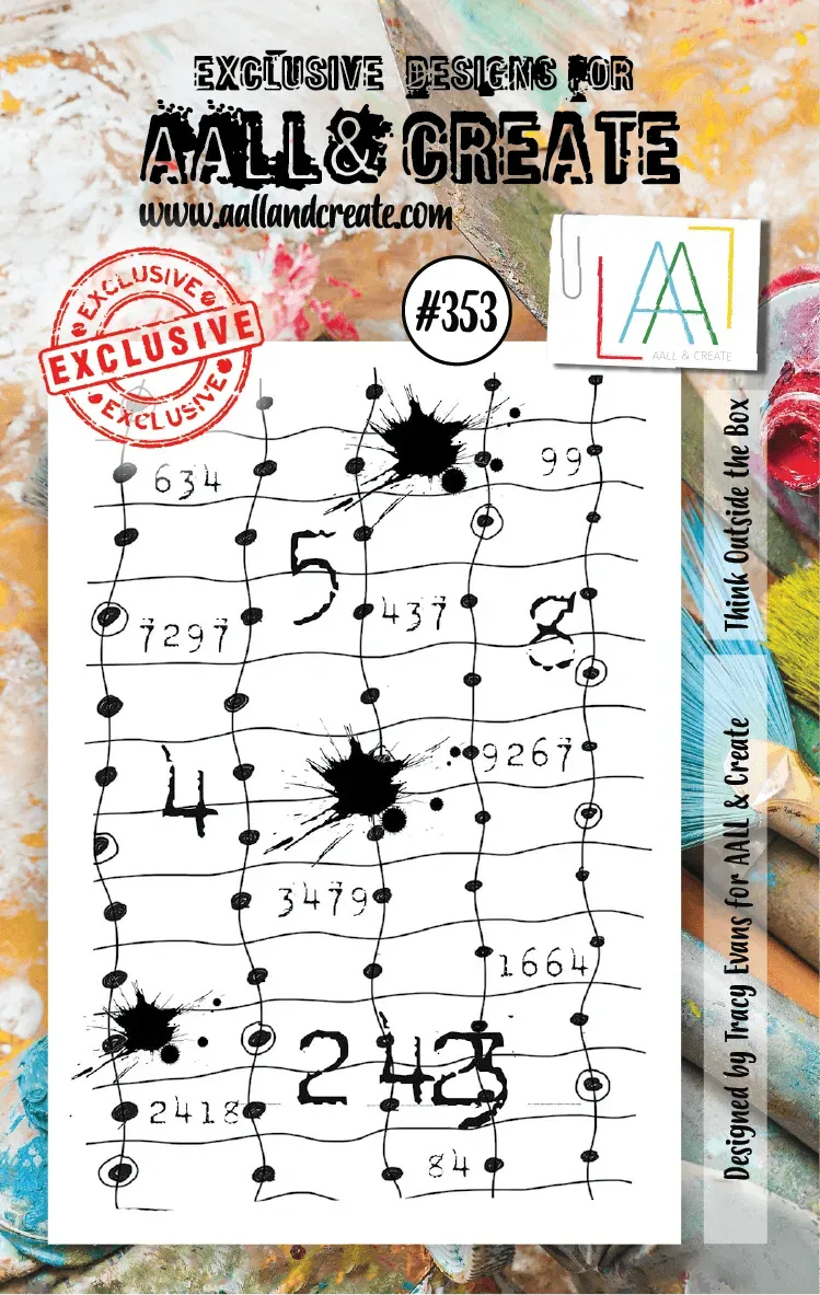 AALL and Create 353 Think Outside The Box Stempelset A7