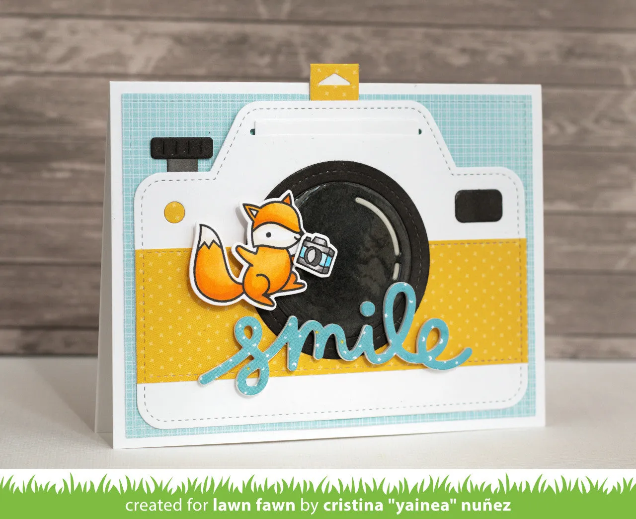 Lawn Fawn Scripty Smile LF1198 Stanzschablone 8,9 cm Schreibschrift