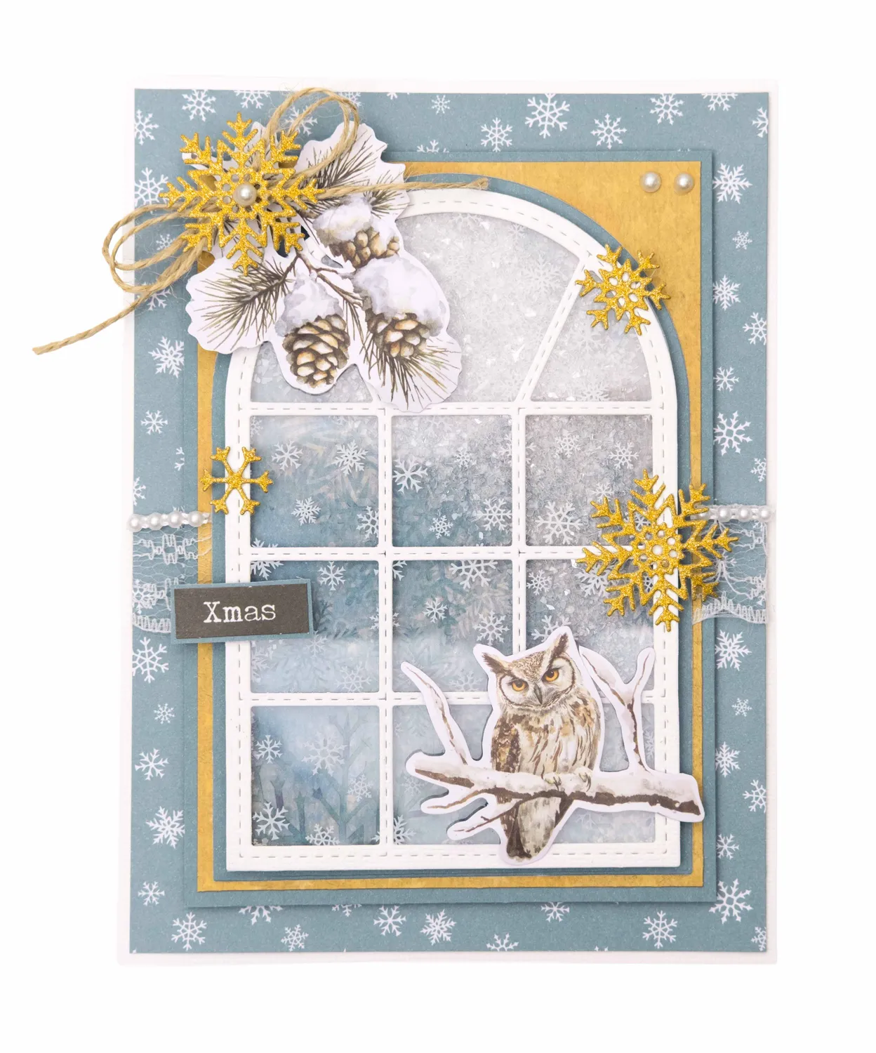 Studio Light Christmas Forest Stanzschablone Window Shape