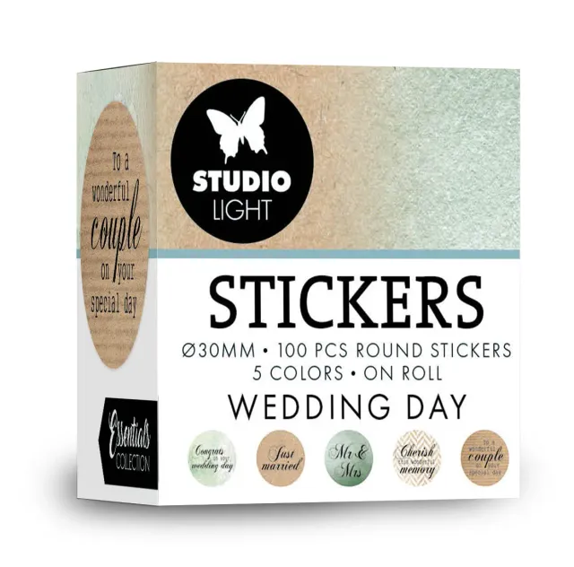 Studio Light Essentials Sticker Wedding Day Ø30 mm