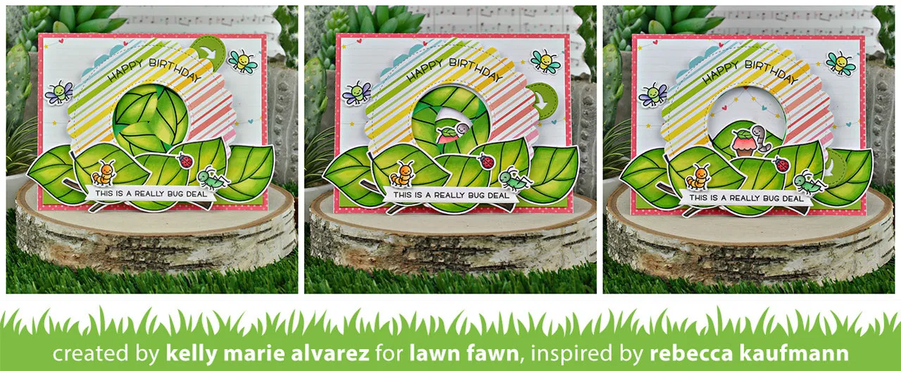 Lawn Fawn Magic Iris Scalloped Add-On Stanzen interaktiv