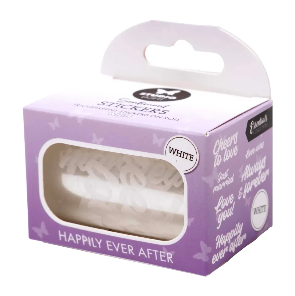 StudioLight Essentials Happily Ever After Sticker 5 m weiß clear