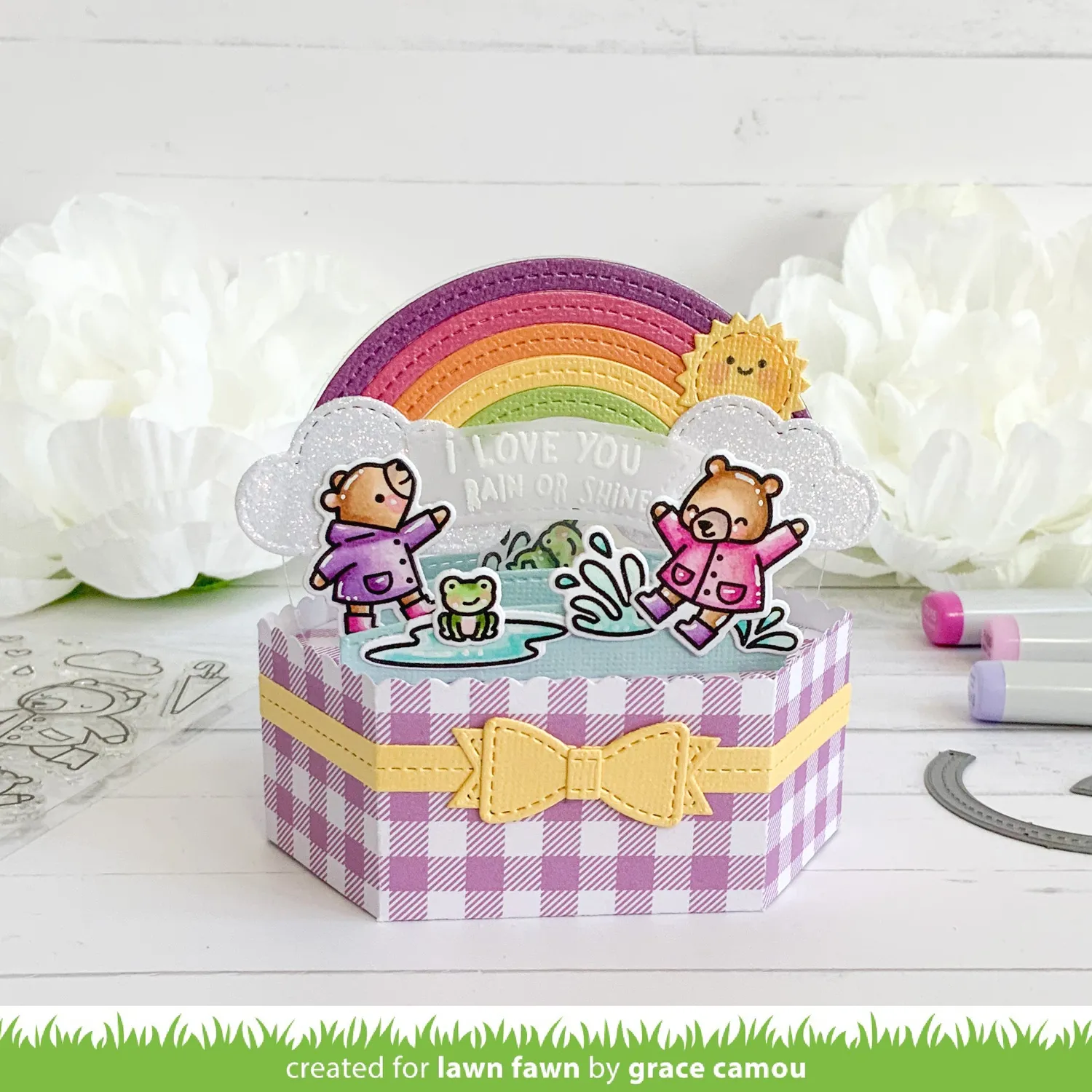 Lawn Fawn Platform Pop-Up Lawn Cuts Stanzschablonen interaktiv