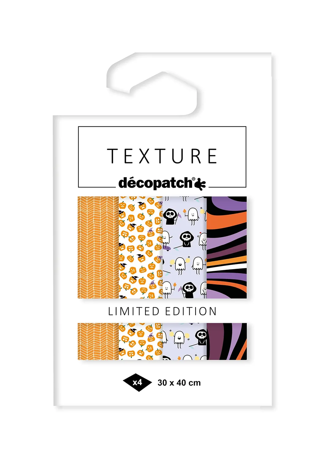 décopatch Little Gift Metallic Papier 30x40 4 Bögen