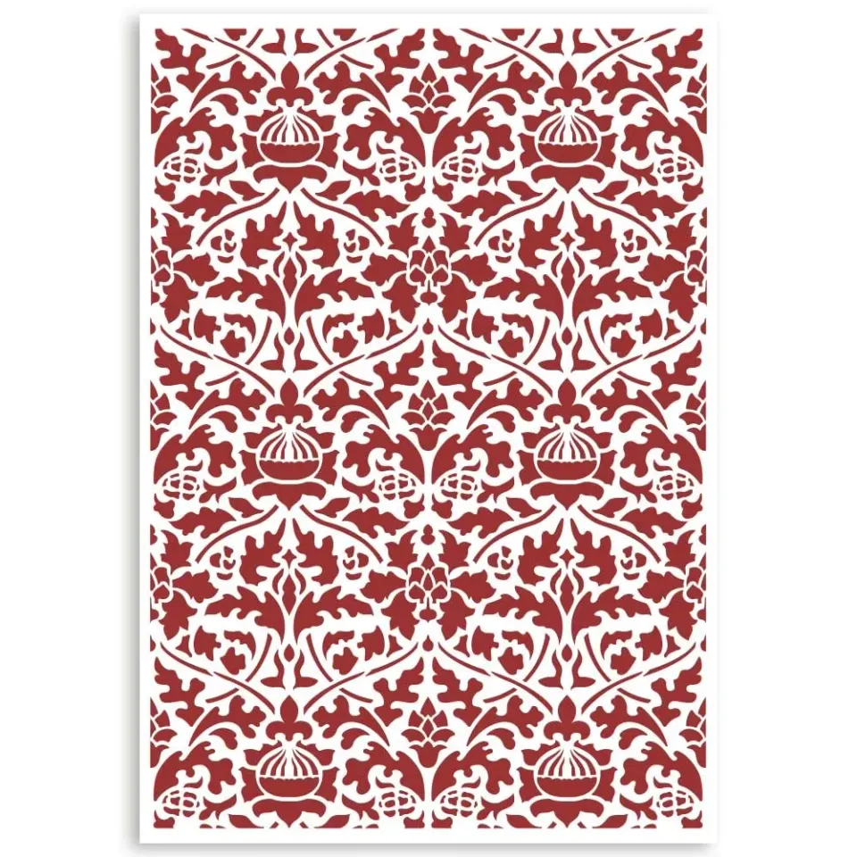 Stamperia Casa Granada KSG484 Schablone A4 Wallpaper Pattern