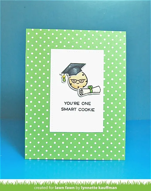 Lawn Fawn Smart Cookie Clear Stamps Keks Abschluss