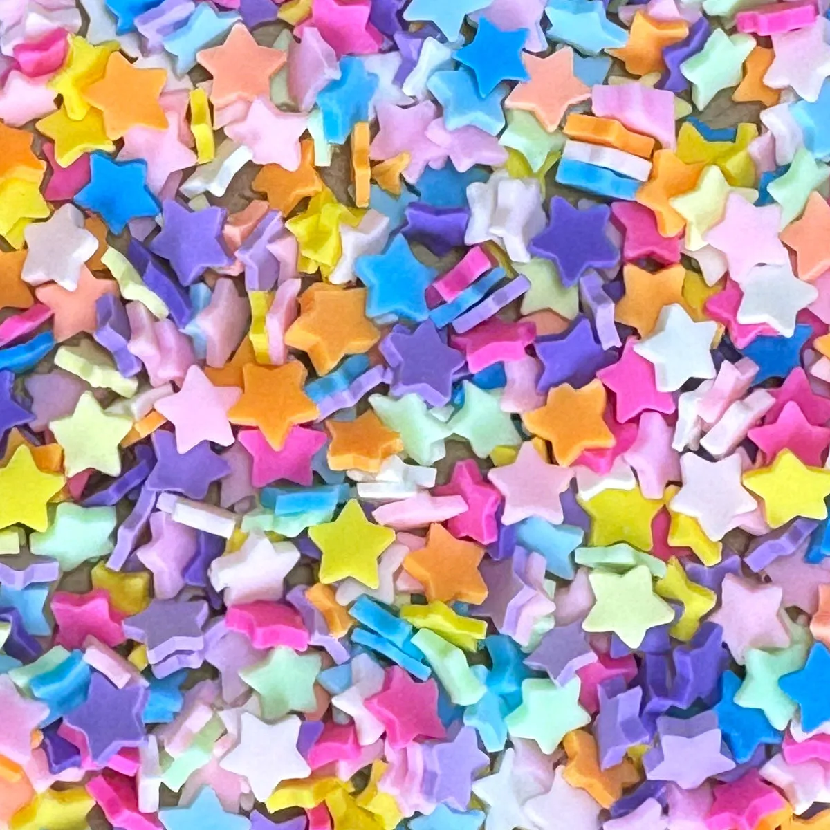 Lawn Fawn Rainbow Star Streuteile aus Clay