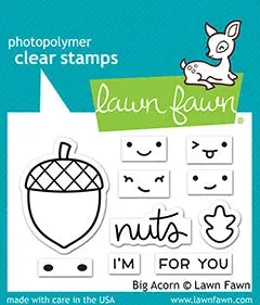 Lawn Fawn Big Acorn Stempelset Eichel Herbst Motiv