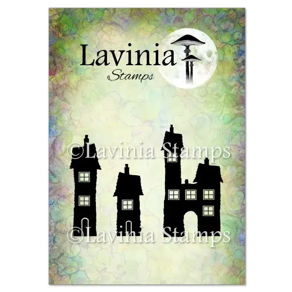 Lavinia Stamps Small Dwellings Stempel klar Häuser