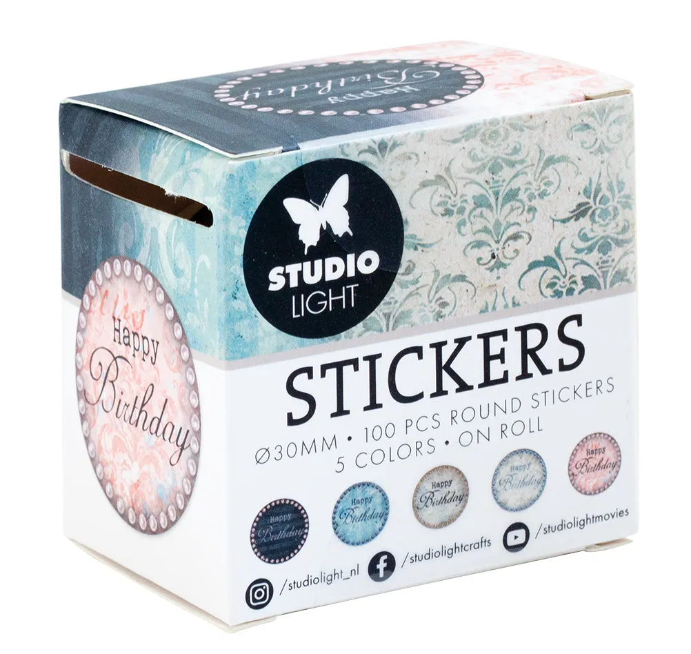StudioLight Essentials Sticker Happy Birthday Geburtstag
