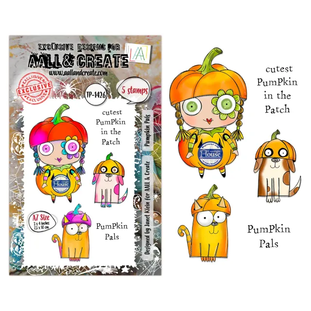 AALL and Create TP-1426 Stempelset A7 Pumpkin Pals