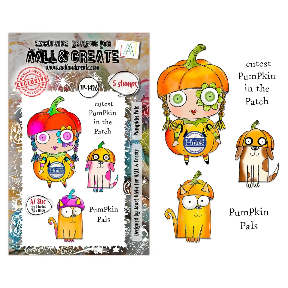AALL and Create TP-1426 Stempelset A7 Pumpkin Pals