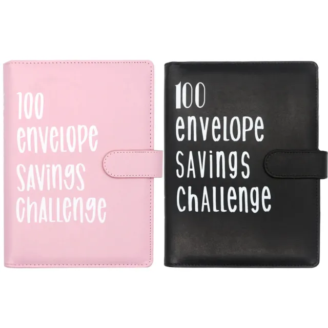 Ieebee 100 Umschläge Sparchallenge Budget Rosa