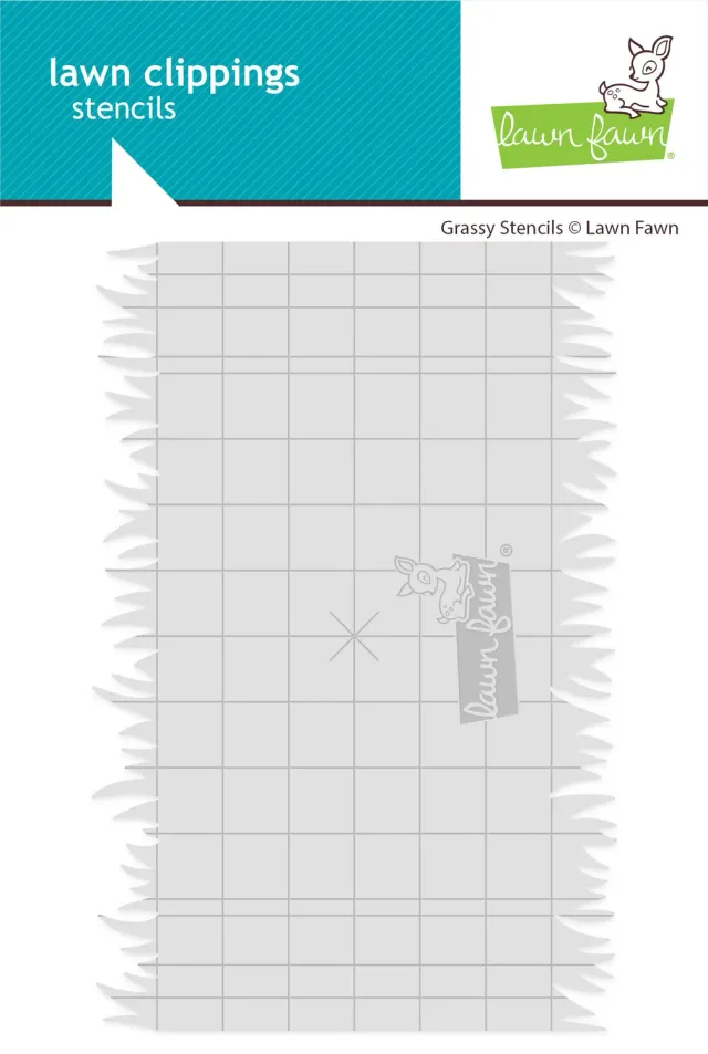 Lawn Fawn Grassy Schablone Gras 15x10cm