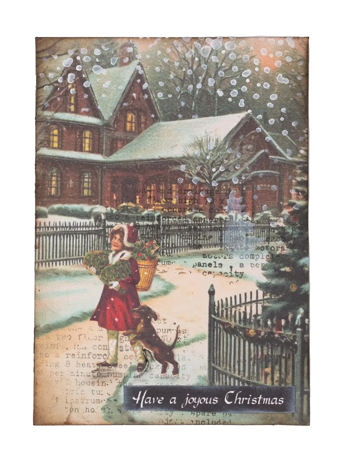 StudioLight Essentials Vintage Christmas Papierblock 36 Blatt A4