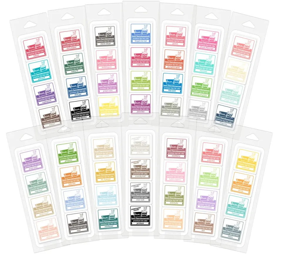 Lawn Fawn Ink Cubes Bundle Stempelkissen 56 Farben Mini