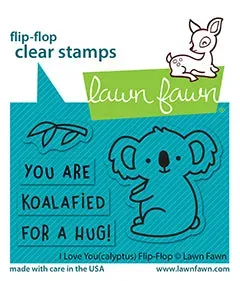 Lawn Fawn I Love You(calyptus) Flip-Flop Stempelset Koala