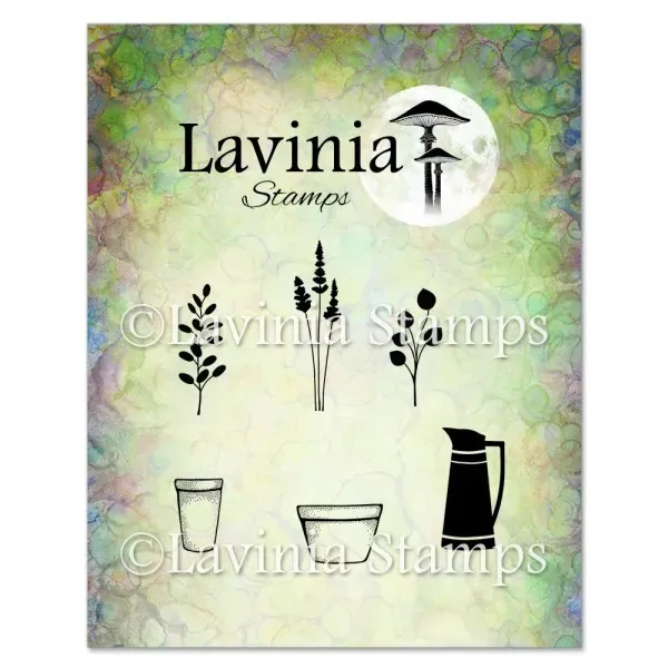Lavinia Stamps Flower Pots Stempel Photopolymer Blume