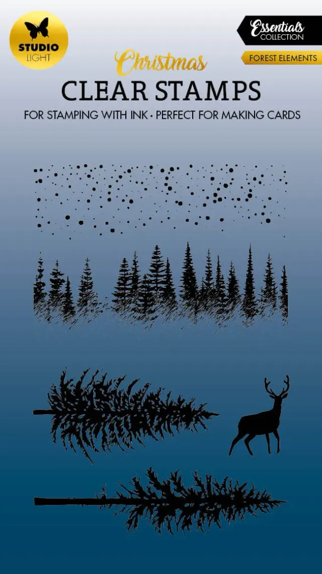 StudioLight Essentials Forest Elements Clear Stamp Wald