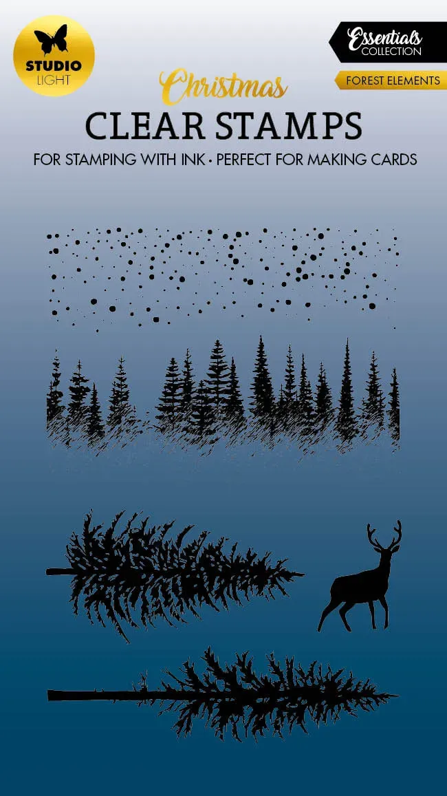 StudioLight Essentials Forest Elements Clear Stamp Wald