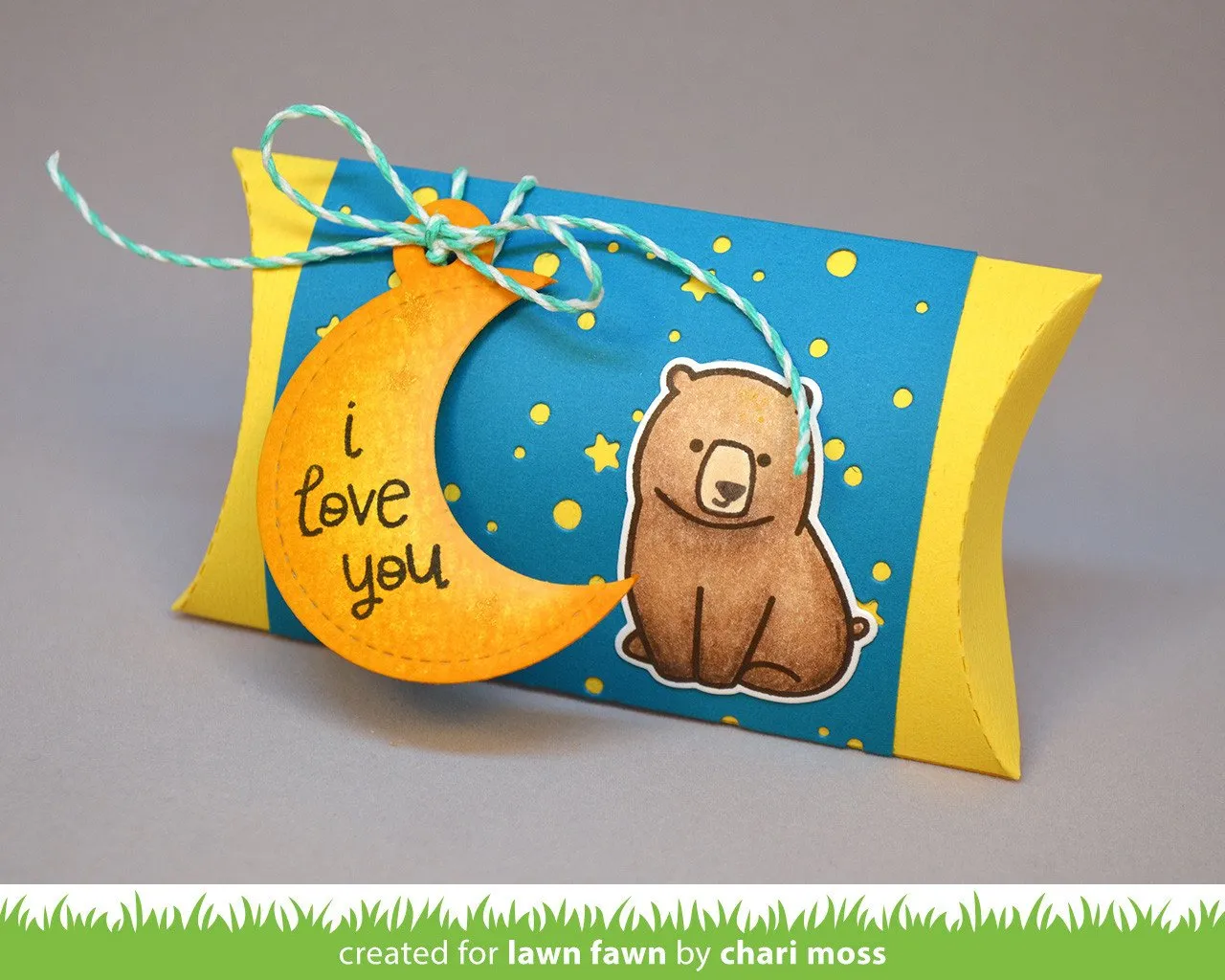 Lawn Fawn Pillow Box Lawn Cuts Stanzschablone Geschenkbox