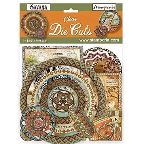 Stamperia Savana Clear Die Cuts transparent