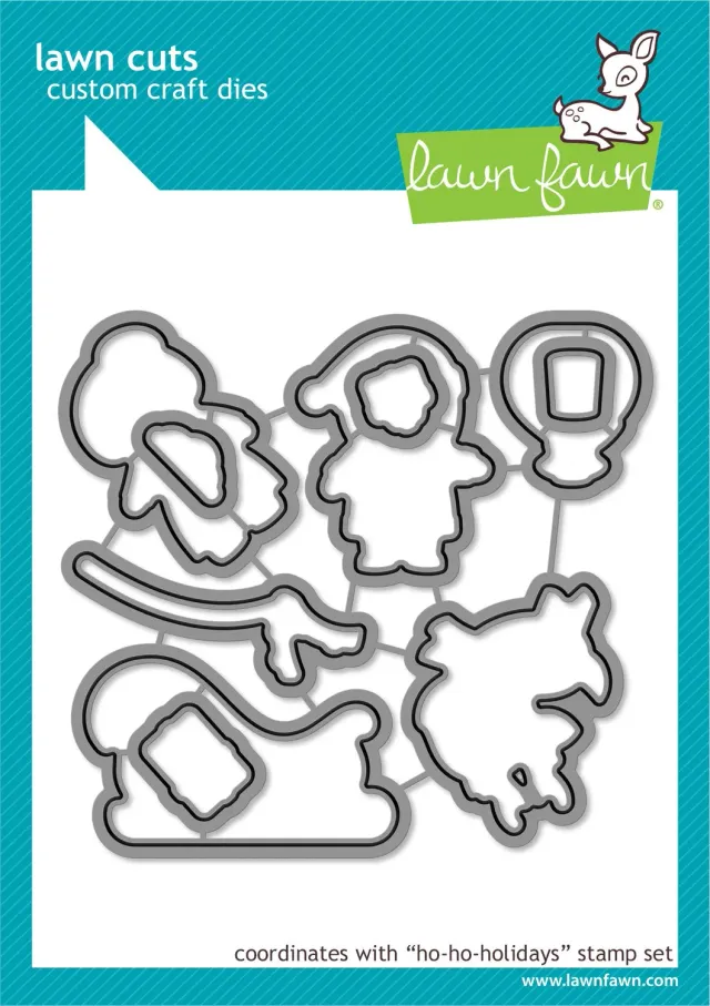 Lawn Fawn Lawn Cuts Ho-Ho-Holidays Stanzen