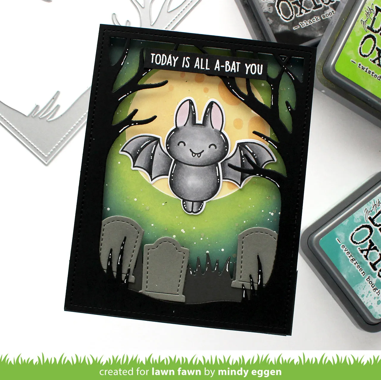 Lawn Fawn Batty for You Stempelset Halloween LF3217