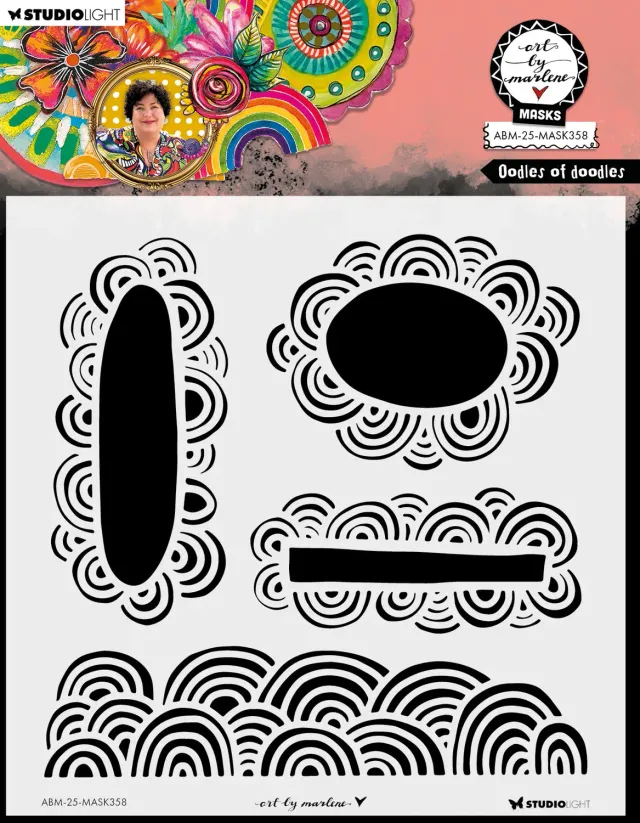 StudioLight Art By Marlene Schablone Doodles of Doodles 203 mm