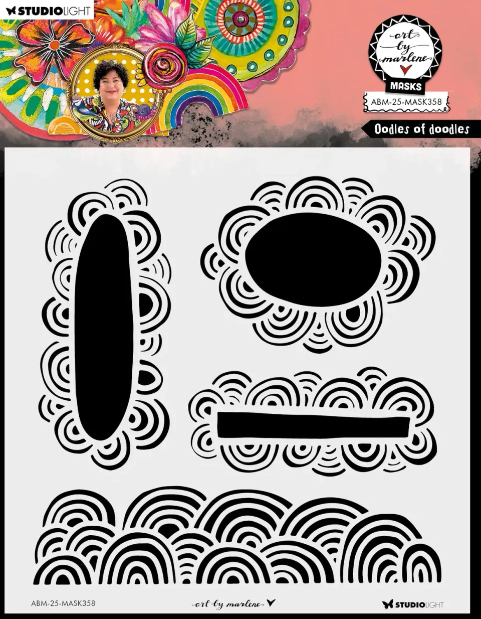 StudioLight Art By Marlene Schablone Doodles of Doodles 203 mm