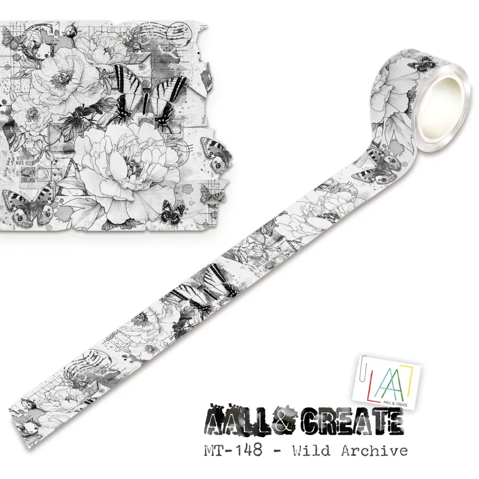 AALL and Create MT-148 Washi Tape 25mm Wild Archive Layer-It-Up