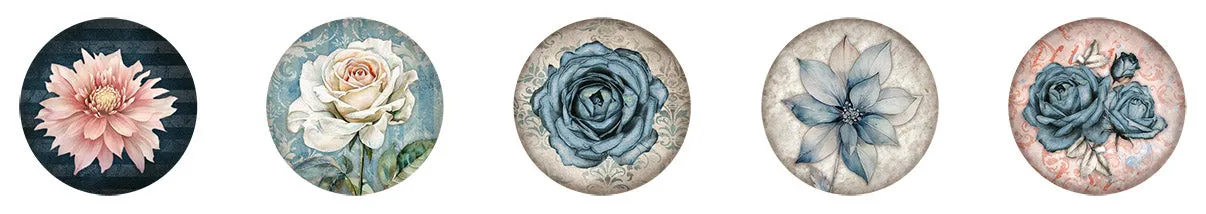 StudioLight Essentials Vintage Flower Sticker Vintageblumen