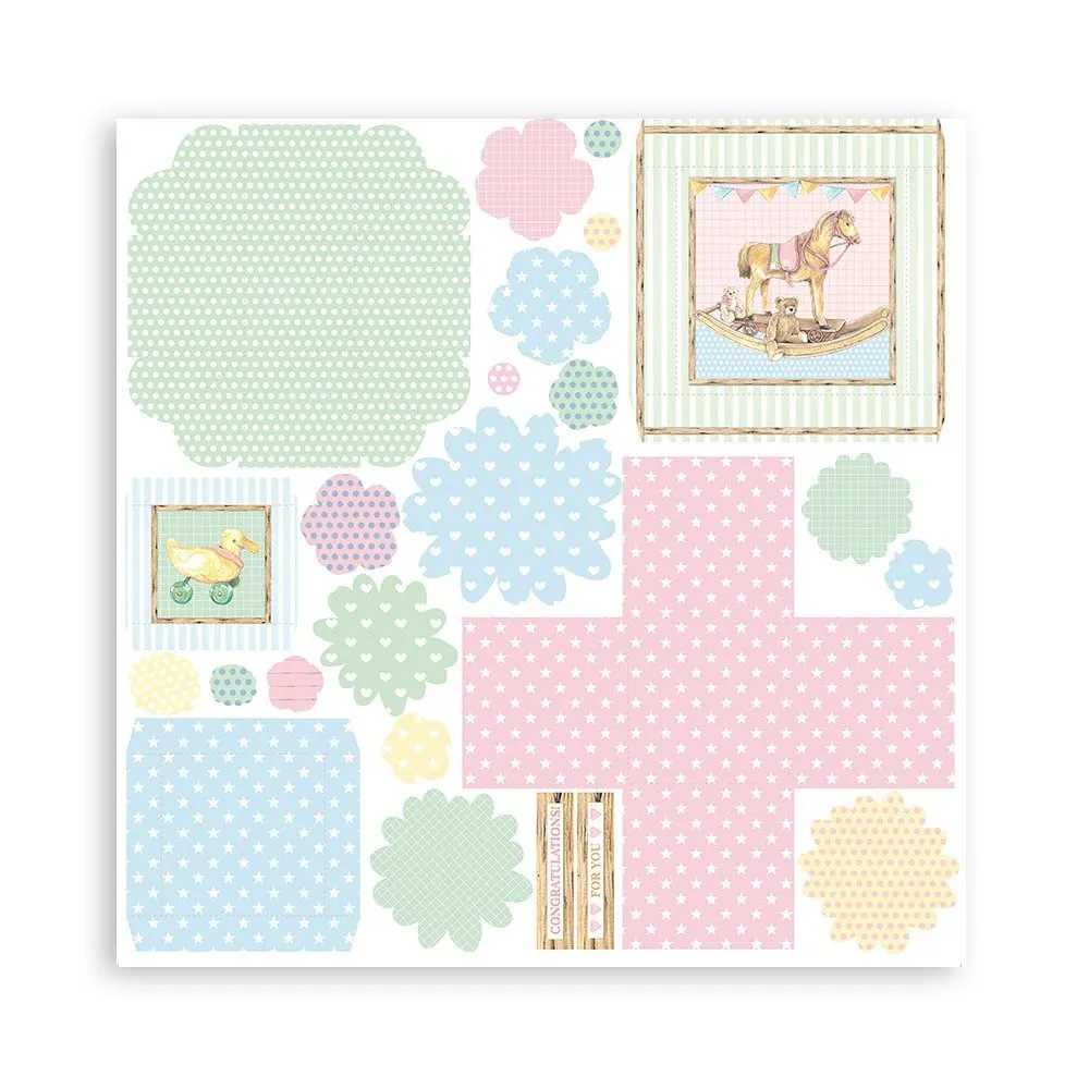 Stamperia DayDream Exploding Box 3D Papier-Kit Boxenbausatz