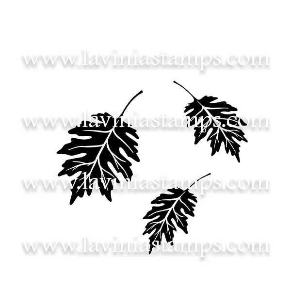 Lavinia Stamps Red Oak Leaf Digitalmotiv JPEG Herbst