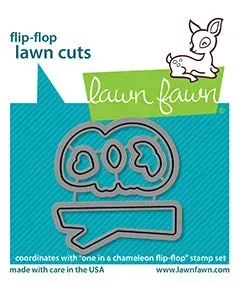 Lawn Fawn One in a Chameleon Flip-Flop LF2513 Stanzschablonen