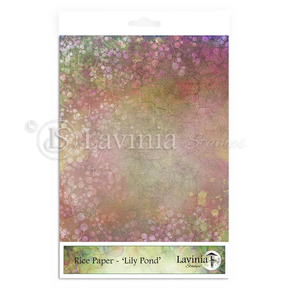 Lavinia-Stamps Reispapier Lily Pond Seerosen