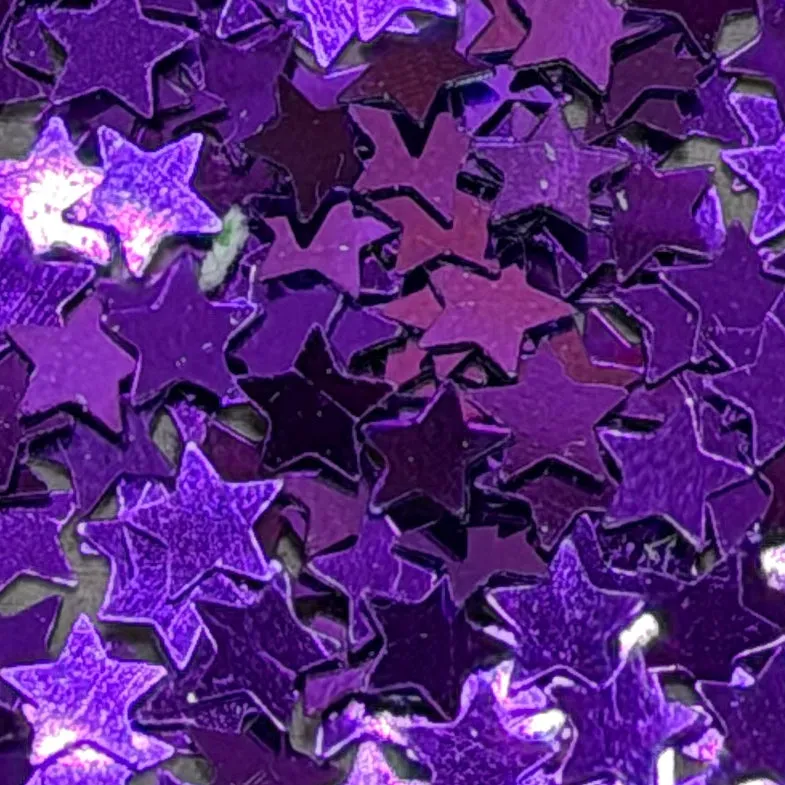 Lawn Fawn Purple Stars Konfetti Shaker lila