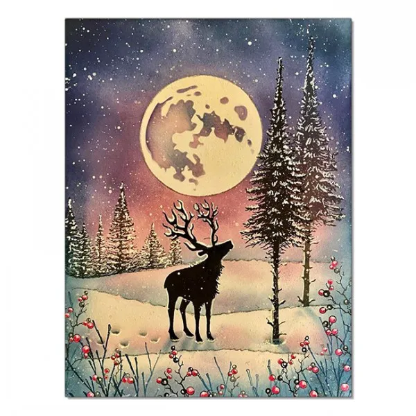 Lavinia-Stamps Reindeer Small Stempel Photopolymer