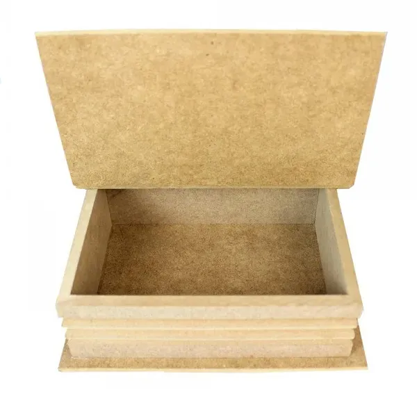 Lavinia MDF Buchbox klein mit Metallscharnier